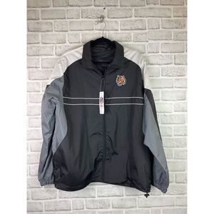 Dunbrooke Vintage Bengals Sports Illustrated Front Zip Windbreaker NFL Sz L